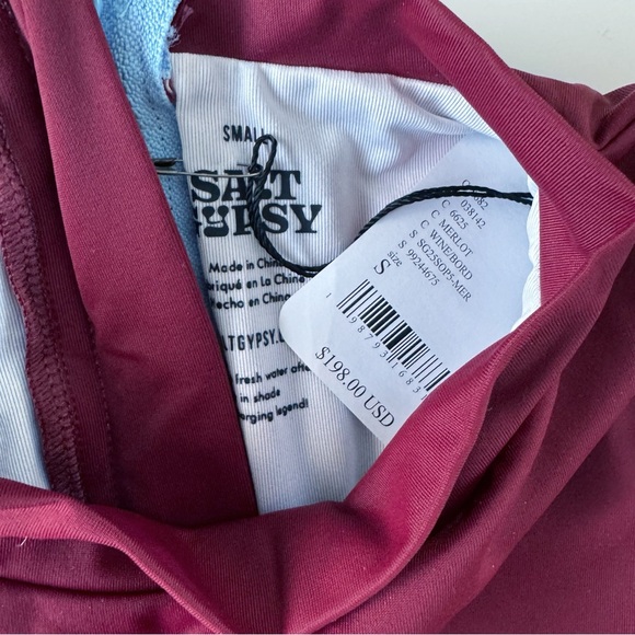 Salt Gypsy Jade One Piece in Merlot | SMALL
NWT - Picture 5 of 8